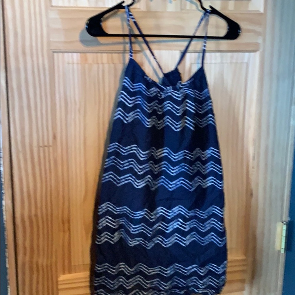 Old navy blue medium tank